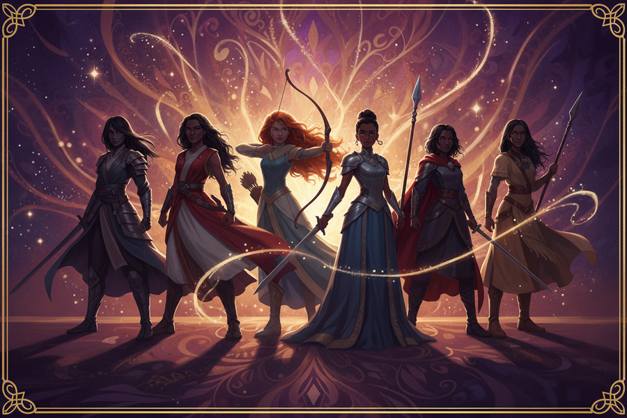 Les Princesses Disney Guerrières – Portraits de six femmes qui ont réécrit les règles du conte