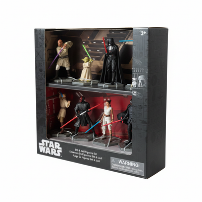 Set of 8 Star Wars Sith & Jedi Figurines – Disneyland Paris