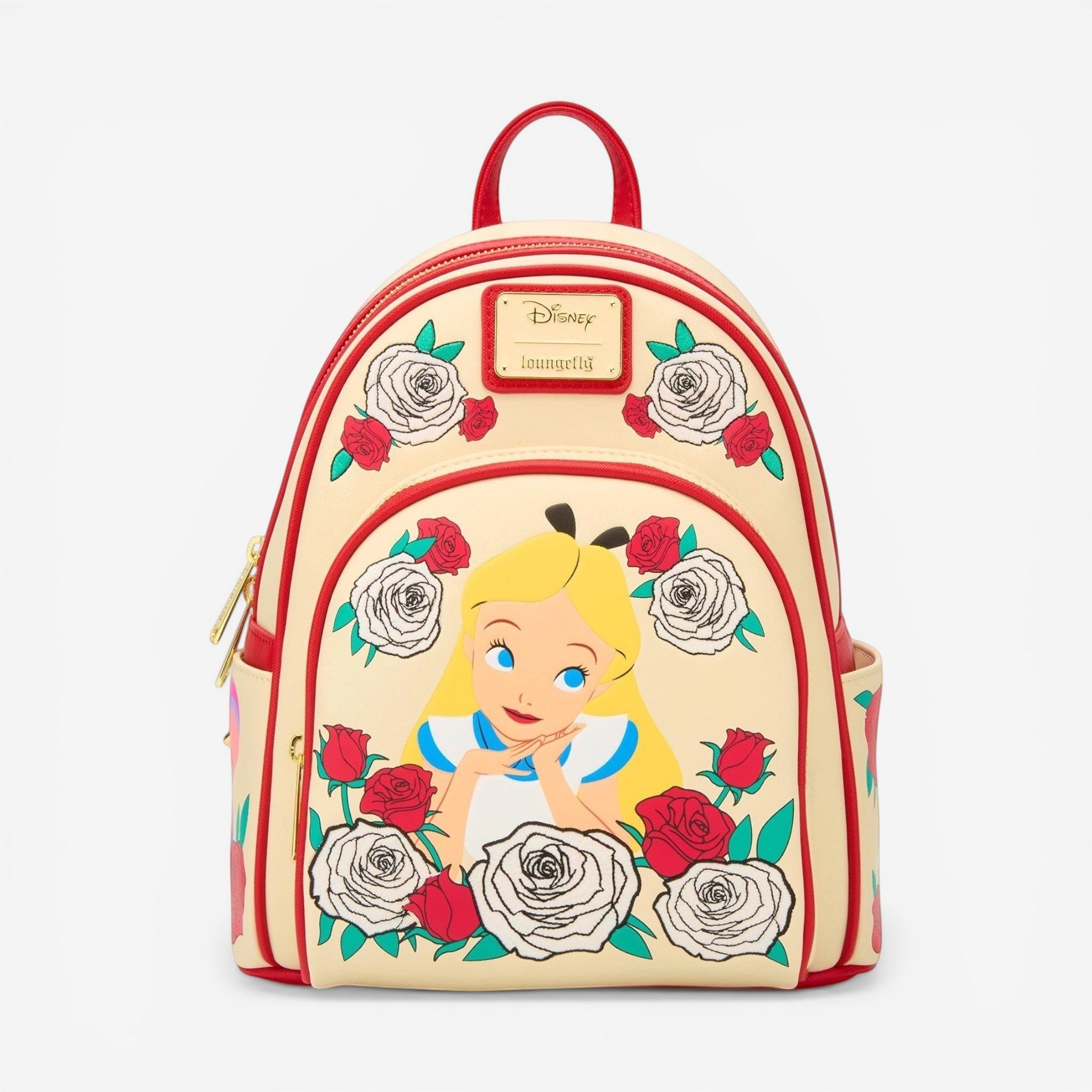 Loungefly Alice in Wonderland UV Effect Roses Mini Backpack