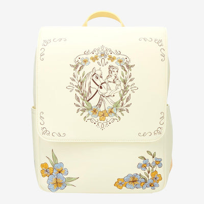 Mini-Rucksack Die Schöne & Philippe Blumenmuster – US-Import