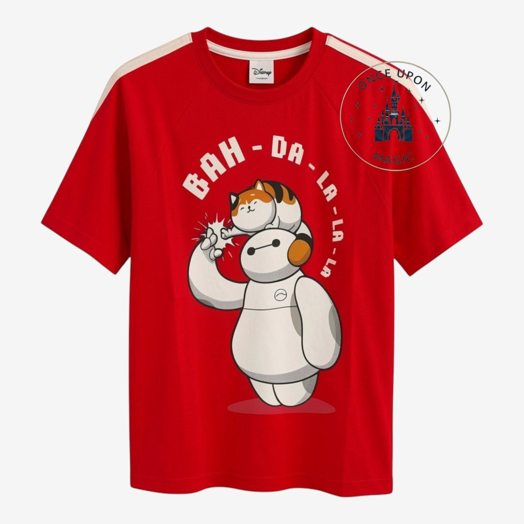 Disney - ベイマックス　ビッグシルエット　TシャツユニセックスディズニーランドBAYMAX Baymax & Mochi Big Hero 6 T-Shirt | Disneyland Paris – Once Upon Magic
