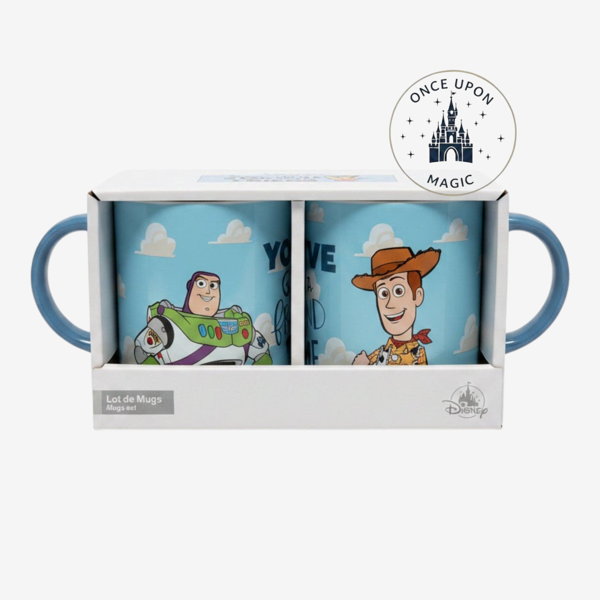新品Disneyディズニートイ・ストーリーおもちゃマグカップセットトイストーリー ウッディ＆バズ・ライトイヤー マグカップ2個セット｜トイ・ストーリー