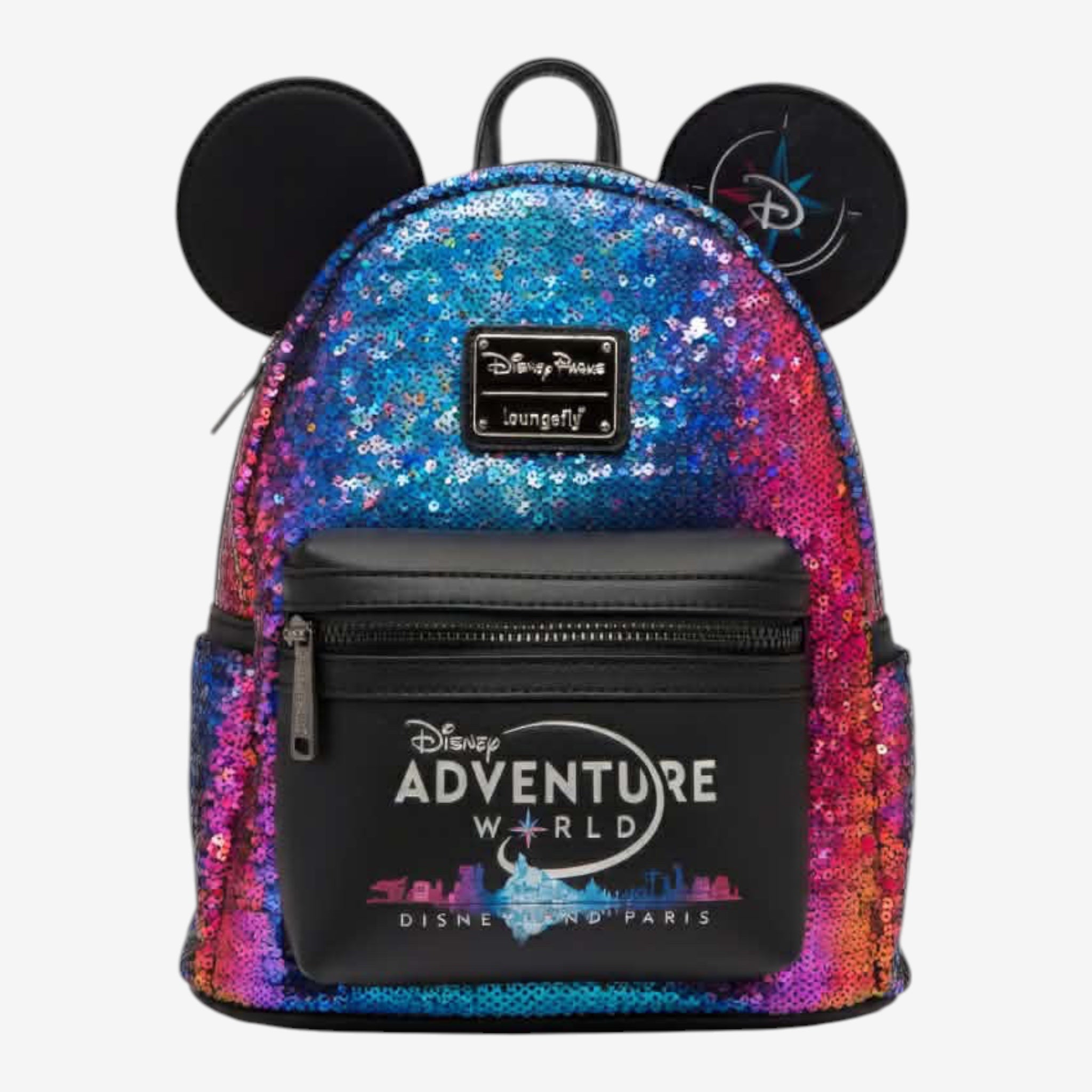 backpack purse disney mini backpack Loungefly Minnie Rocks The Dots Classic zipper and magnet closure Loungefly! Leather: Disney Minnie Mouse
