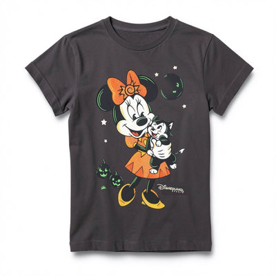 T-shirt enfant Minnie et Figaro à strass Halloween – Disneyland Paris