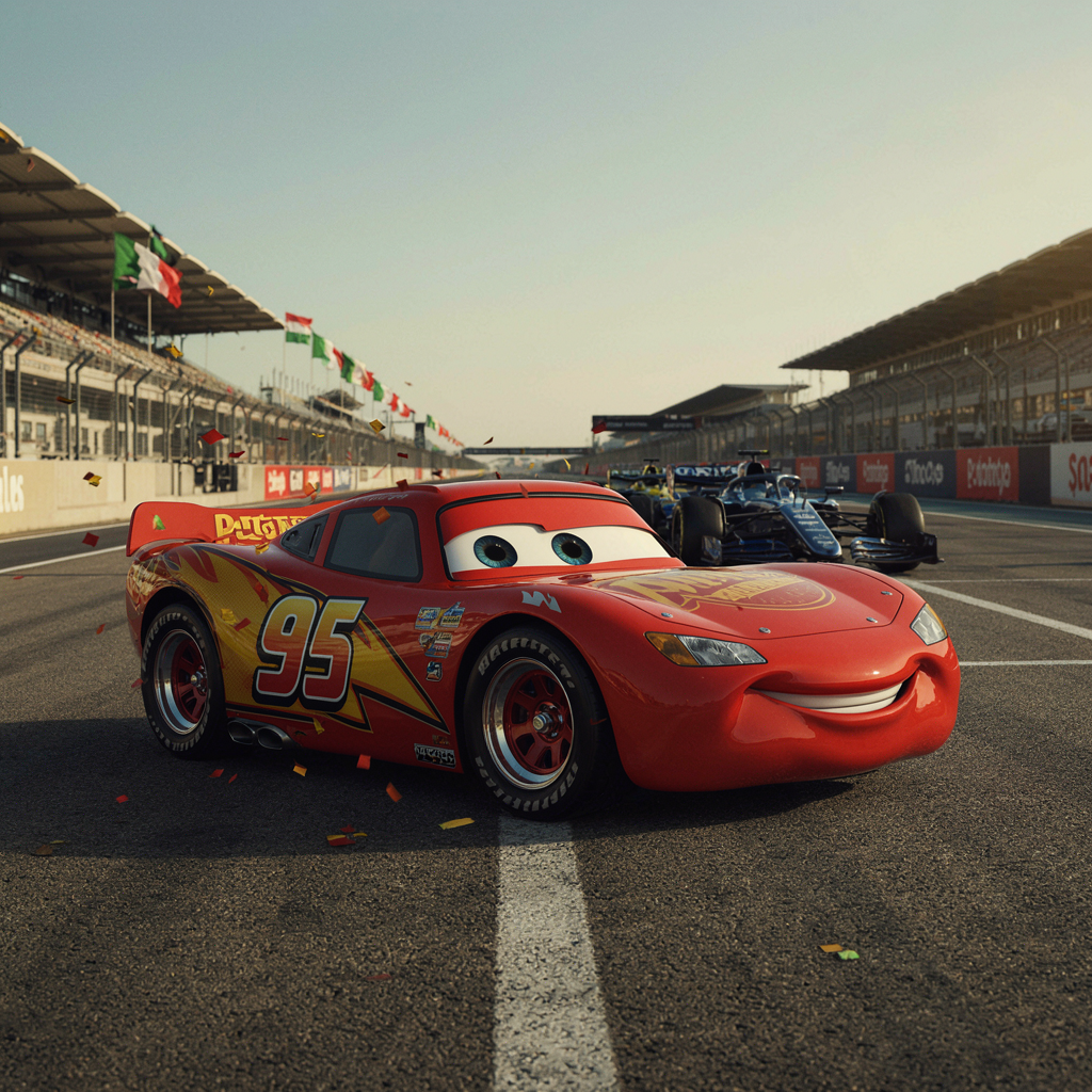 Disney x Formula 1 : Lightning McQueen célèbre les 20 ans de Cars à Monza