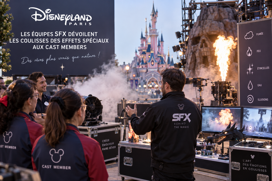 Disneyland Paris : les équipes SFX dévoilent les coulisses des effets spéciaux aux Cast Members
