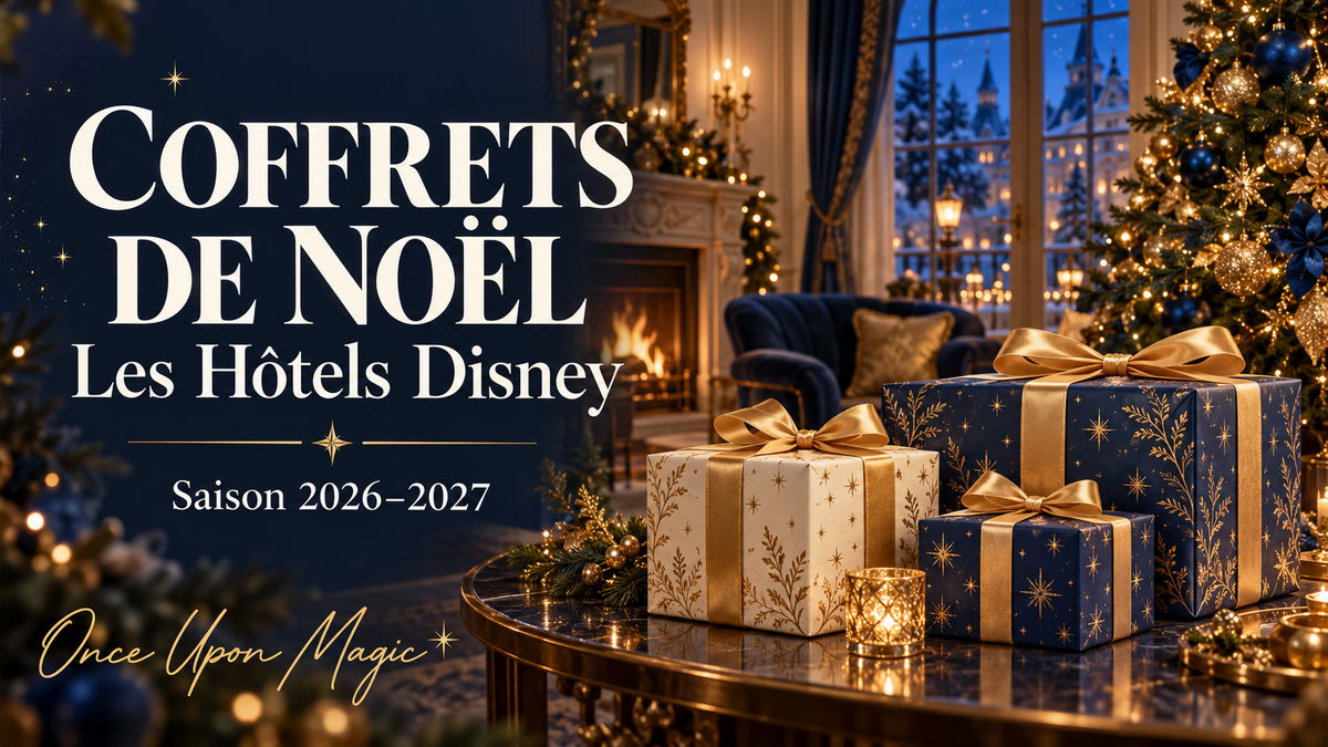 Coffrets de Noël des Hôtels Disney — Saison 2026–2027 — Once Upon Magic