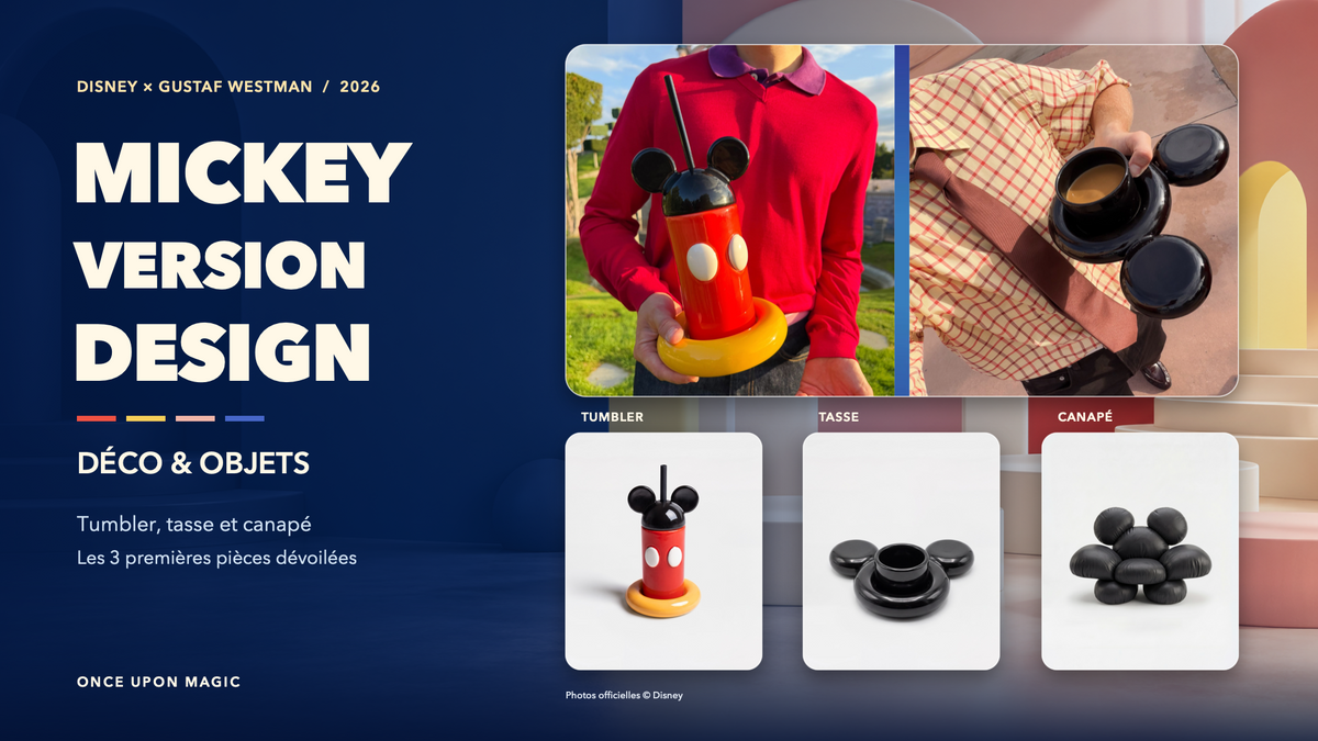 Disney x Gustaf Westman : Mickey s’invite dans une collection déco design