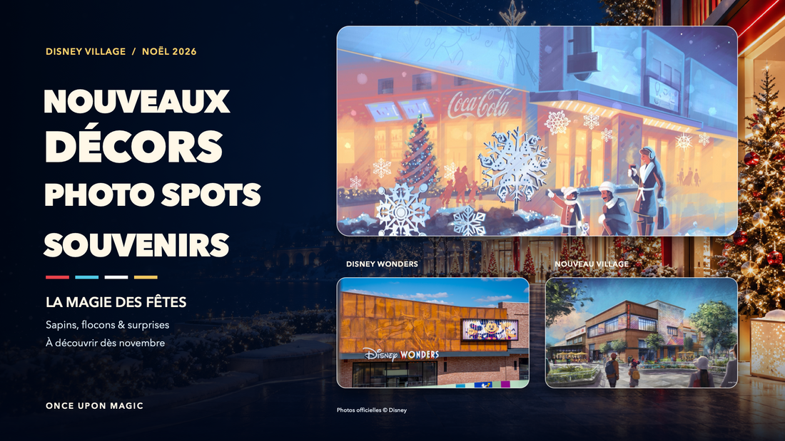 Disney Village : nouveaux décors et souvenirs de Noël à Disneyland Paris en 2026