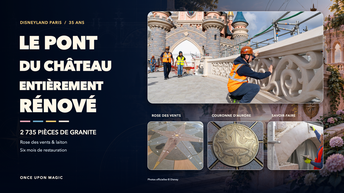 Disneyland Paris : le pont du Château rénové pour ses 35 ans