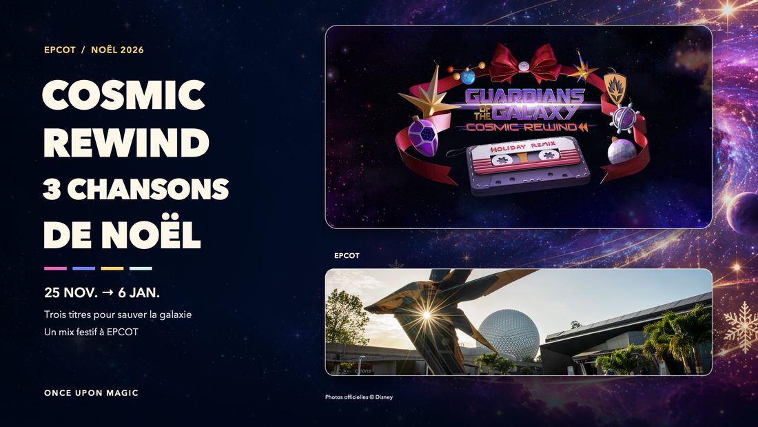 Guardians of the Galaxy Cosmic Rewind : 3 chansons de Noël arrivent à EPCOT