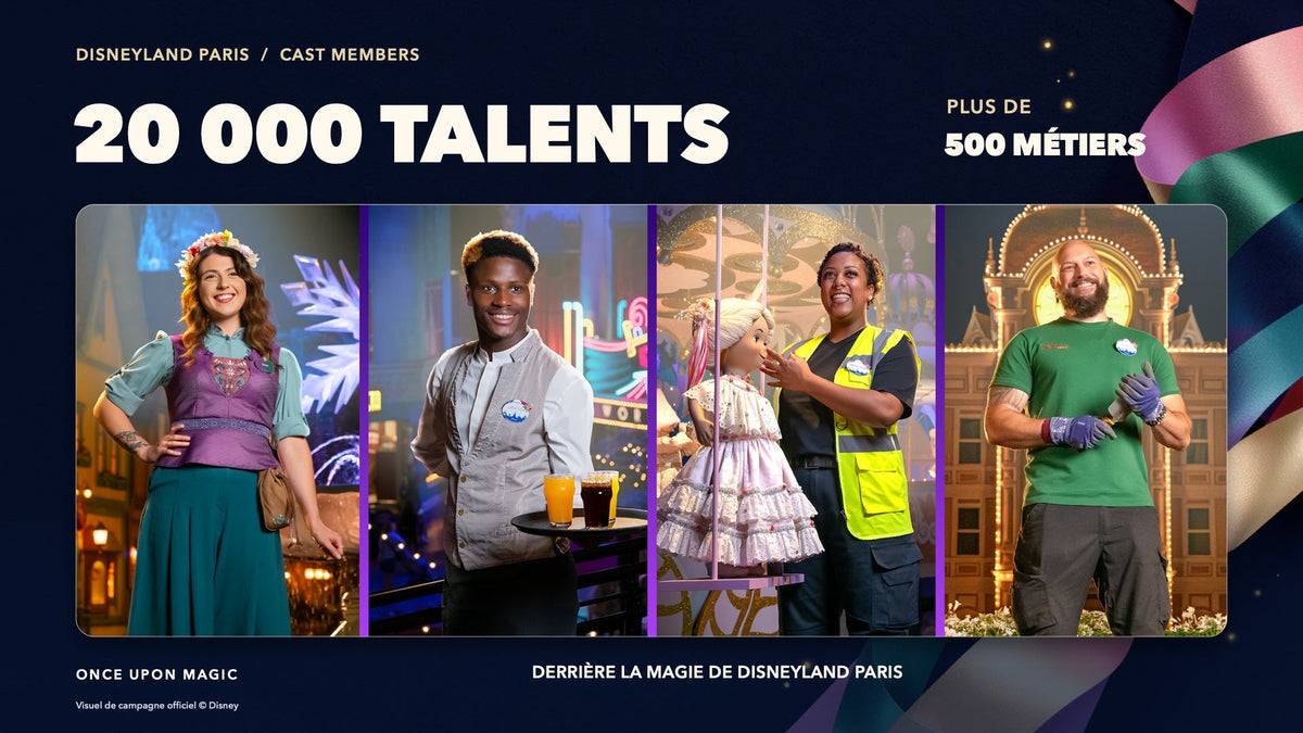 Disneyland Paris : 20 000 Cast Members, 500 métiers et 80 % des managers issus de la mobilité interne