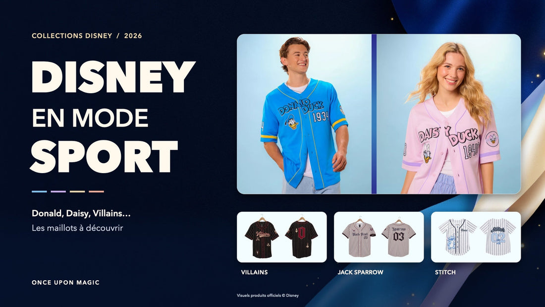 Disney met en avant ses maillots sportifs : Donald, Daisy, Villains, Jack Sparrow et Stitch