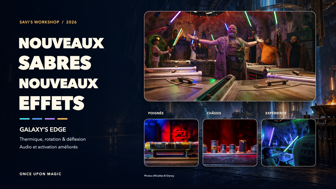 Savi’s Workshop 2026 : nouveaux sabres laser et effets améliorés à Galaxy’s Edge