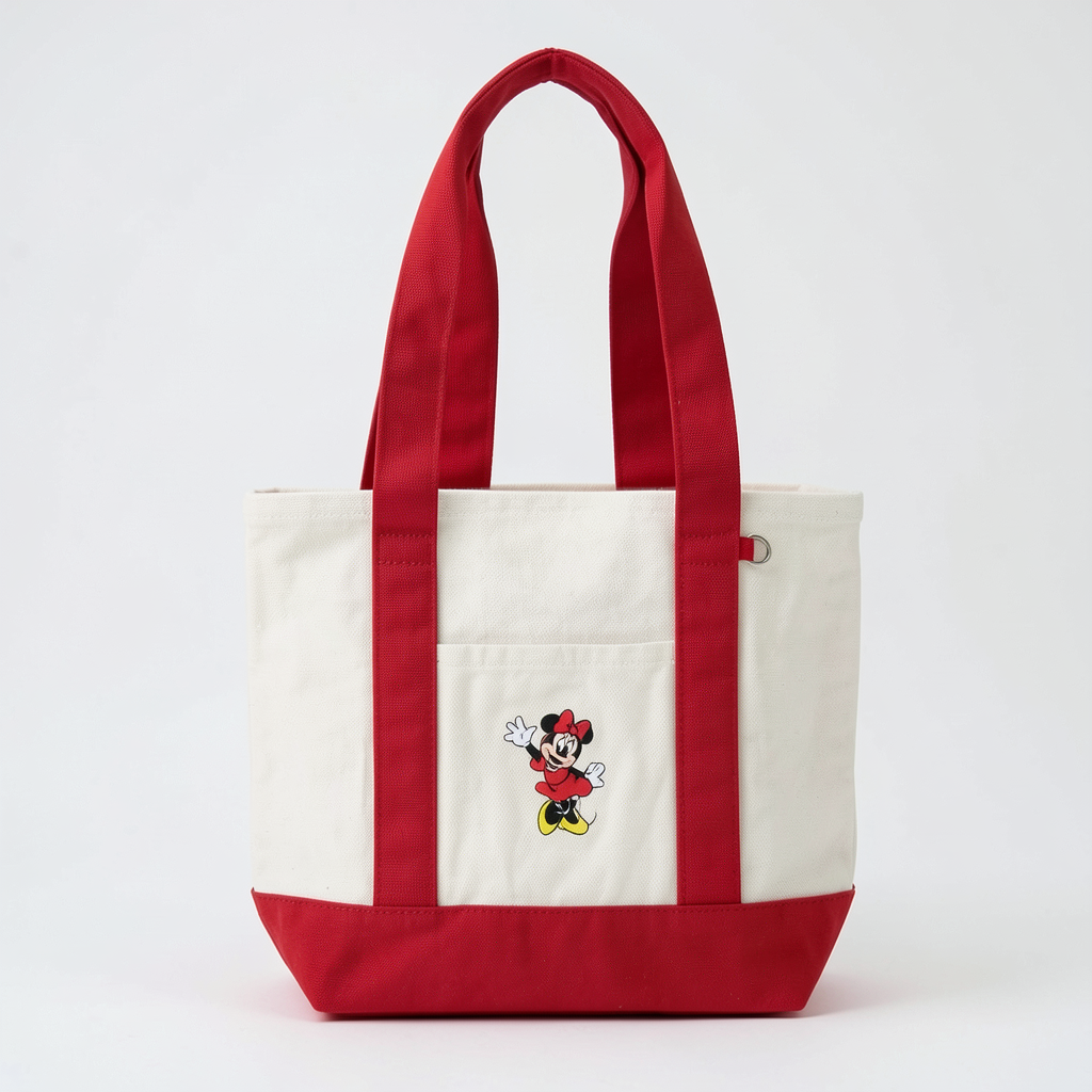 Tote bag Minnie Mouse écru et rouge – Disneyland Paris