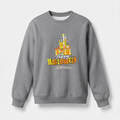 Sweat Happy Halloween adulte gris chiné foncé, motif château Disneyland Paris – photo studio