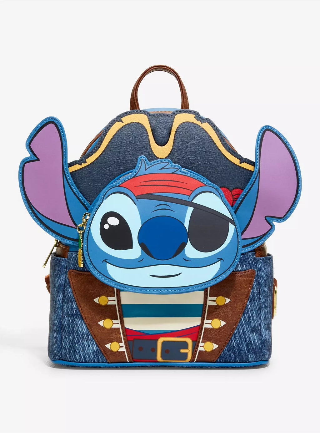 Mini sac à dos Loungefly Stitch Pirate en relief, Lilo & Stitch – visuel 1
