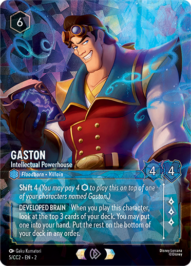 Carte Gaston – Intellectual Powerhouse, Curator’s Collection La Belle et la Bête, visuel promotionnel anglais