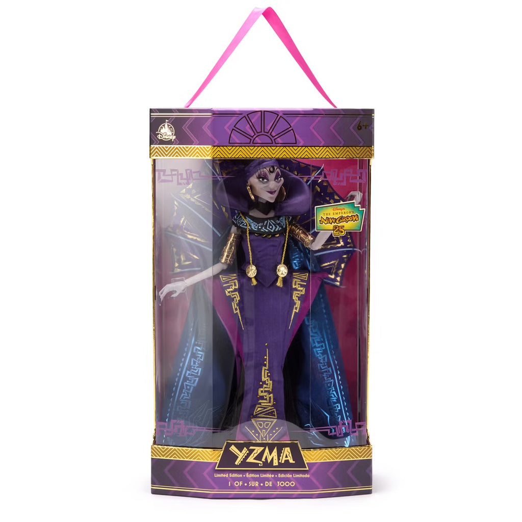 Poupée Yzma Édition Limitée 3000 ex 25e Anniversaire Kuzco l’Empereur Mégalo 43 cm Disney Store