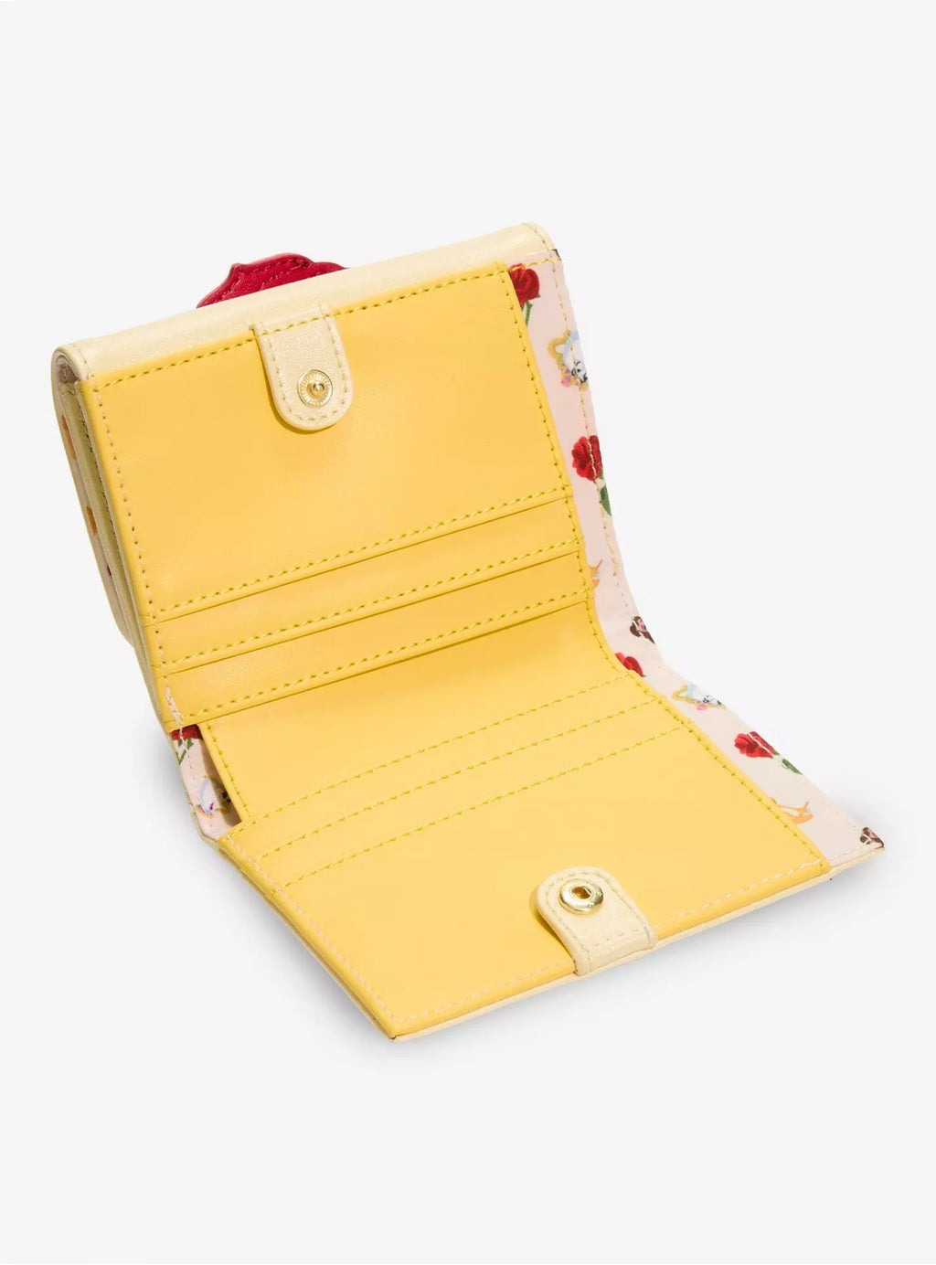Portefeuille Loungefly Rose Enchantée Scintillant, La Belle et la Bête – visuel 4