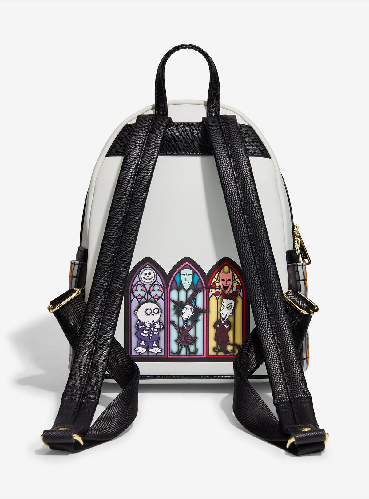 Loungefly Mini Sac à dos L’Étrange Noël de Monsieur Jack Vitrail – Import US