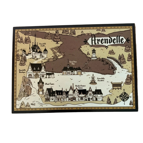 Carte postale World of Frozen Plan d’Arendelle – Disneyland Paris – face