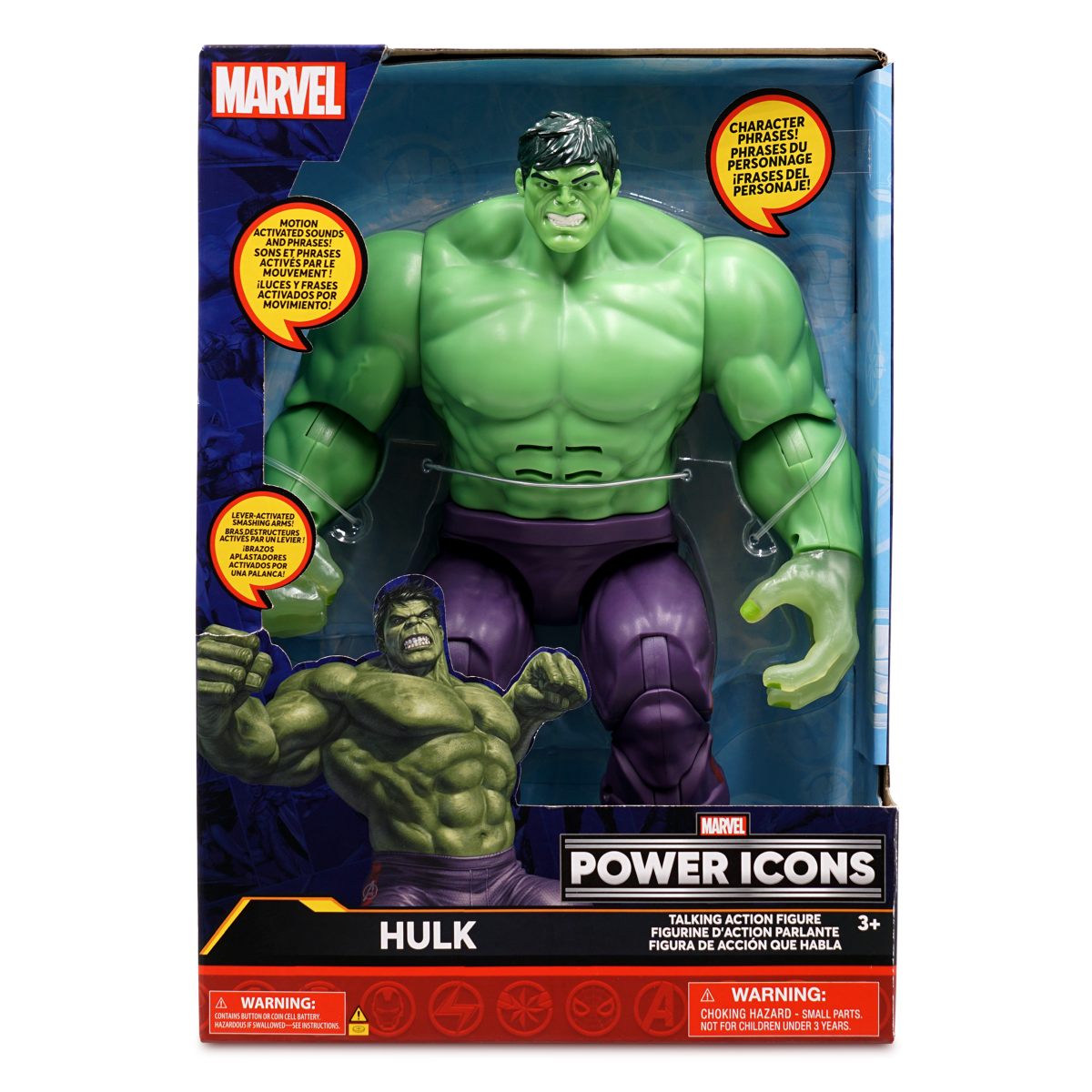 Figurine Hulk Power Icons Marvel en détail