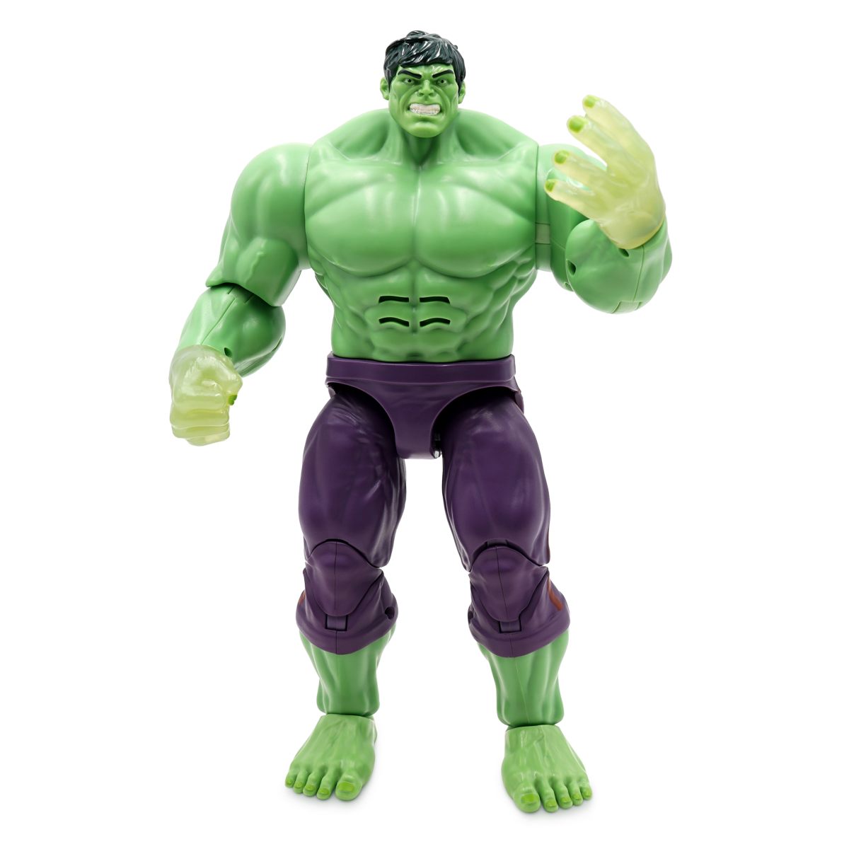 Figurine Hulk Power Icons articulée et parlante vue de face