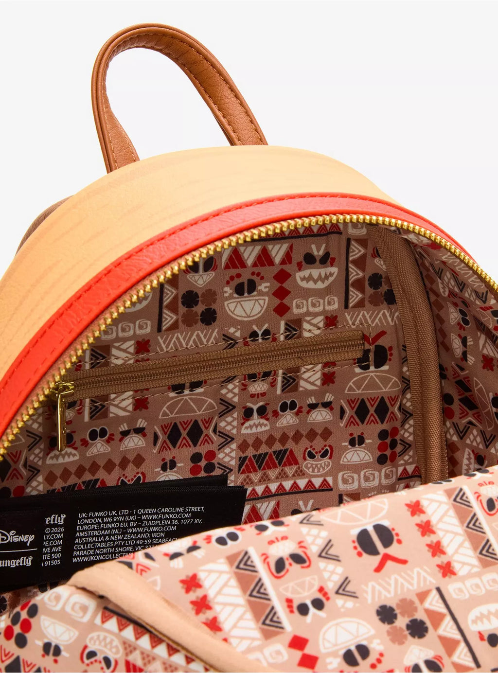 Mini sac à dos Loungefly Vaiana Kakamora à imprimé et broderies – visuel 4