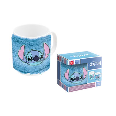 Mug Disney Stitch 325 ml avec manchon en peluche – Stor