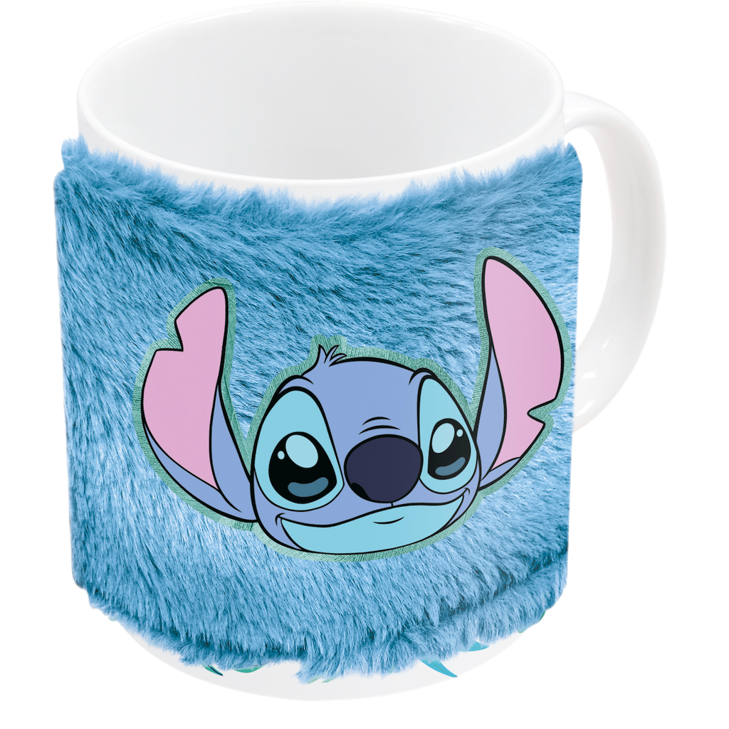 Mug Disney Stitch 325 ml avec manchon en peluche – Stor