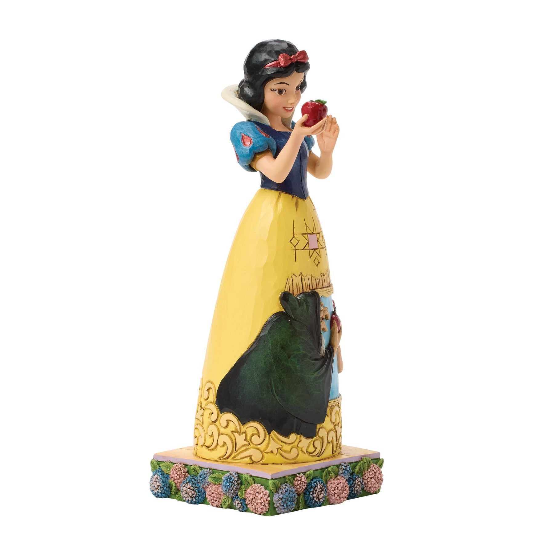 Figurine Blanche-Neige et la pomme Disney Traditions par Jim Shore – vue officielle de profil