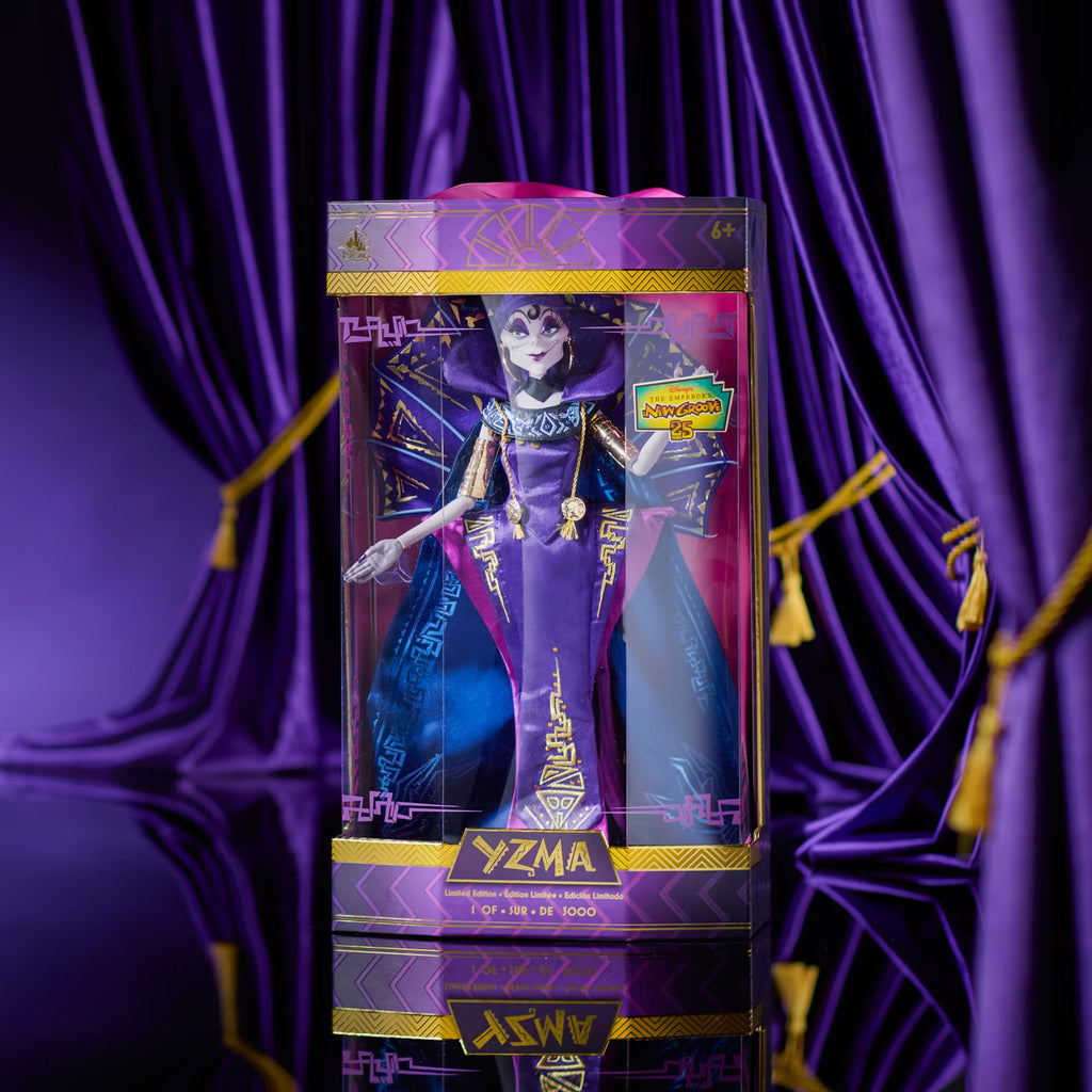 Poupée Yzma Édition Limitée 3000 ex 25e Anniversaire Kuzco l’Empereur Mégalo 43 cm Disney Store