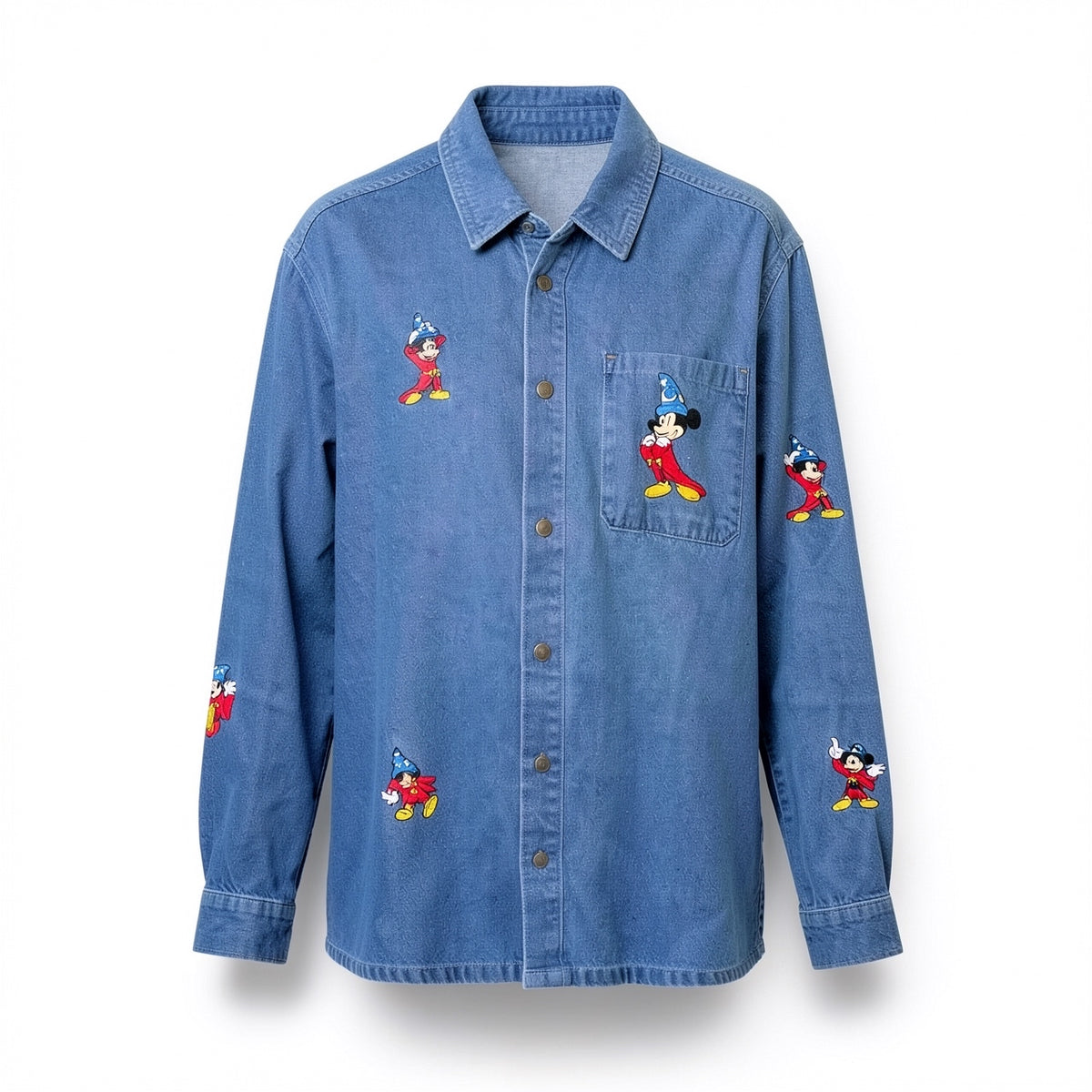 Surchemise en denim Mickey l’Apprenti Sorcier – Fantasia – Disneyland Paris