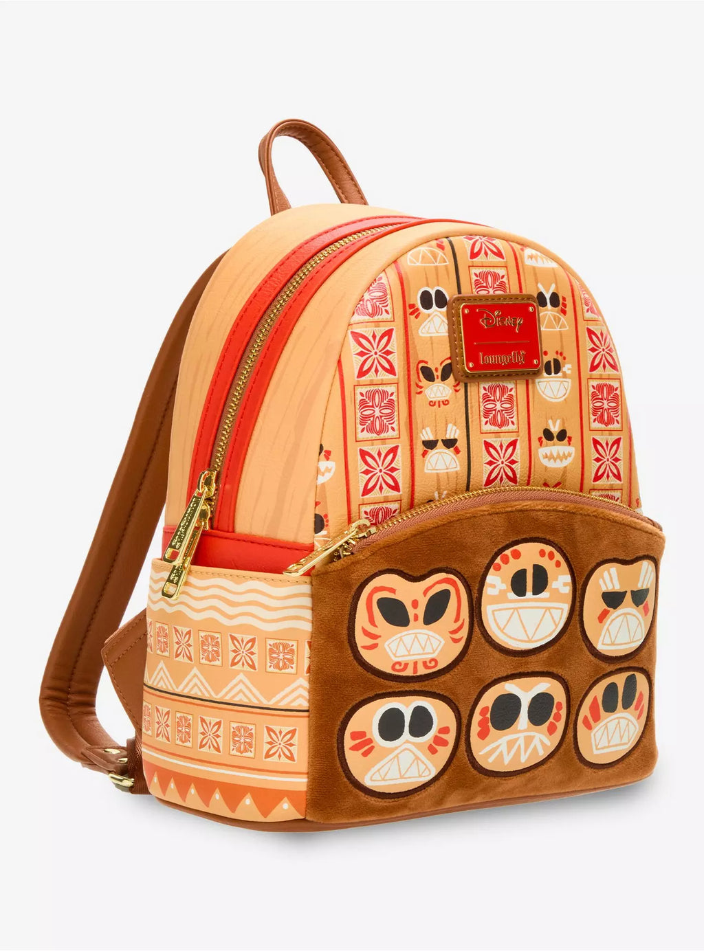 Mini sac à dos Loungefly Vaiana Kakamora à imprimé et broderies – visuel 2
