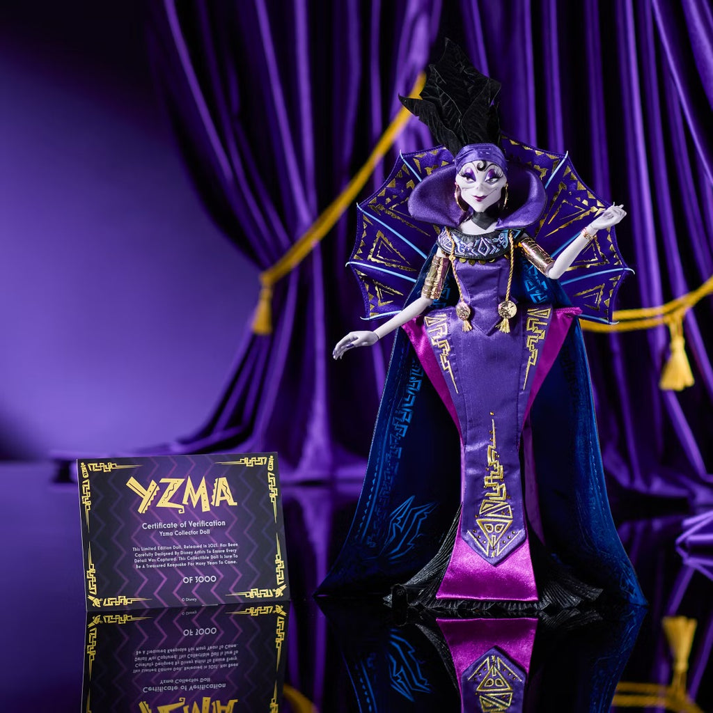 Poupée Yzma Édition Limitée 3000 ex 25e Anniversaire Kuzco l’Empereur Mégalo 43 cm Disney Store