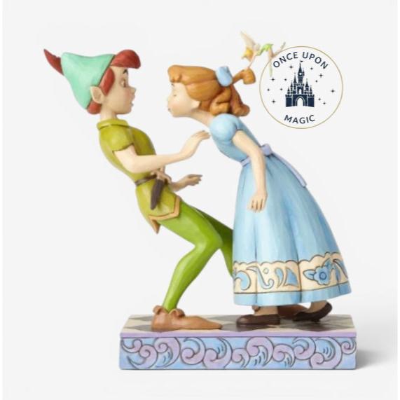 ディズニーストア25周年記念 ピーターパン ティンカーベル フィギュア 外箱付き フィギュア ピーター・パン、ウェンディ＆ティンカー・ベル ジム