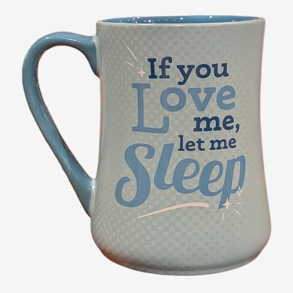 🌙 Mug Stitch "If you love me, let me sleep" – Disneyland Paris