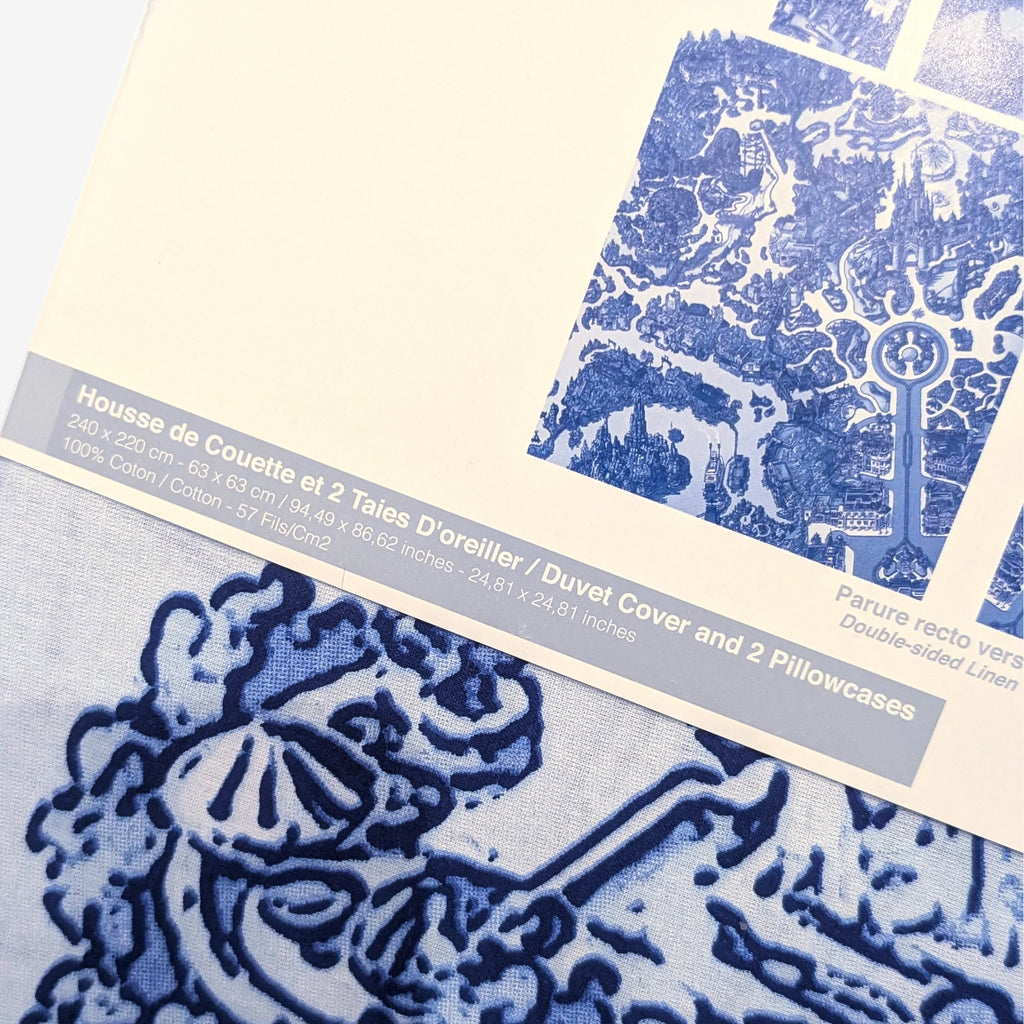 Disneyland Paris Bedding Set – Park Map (Duvet cover + 2 pillowcases)