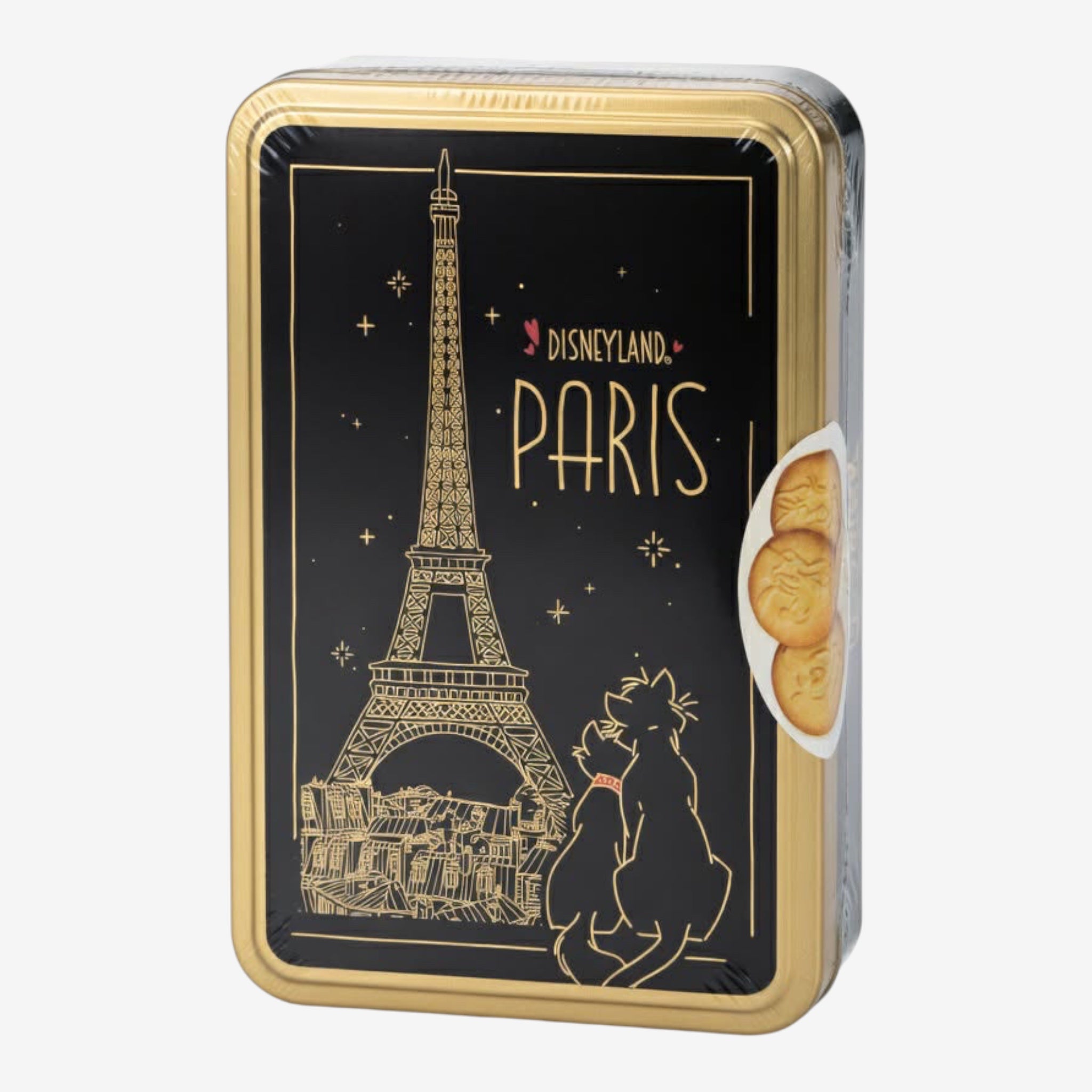🍪 Boîte biscuits Les Aristochats – Disneyland Paris boîte noir