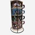 Set of 4 Disney Coffee Mugs – Disney Villains with Metal Stand