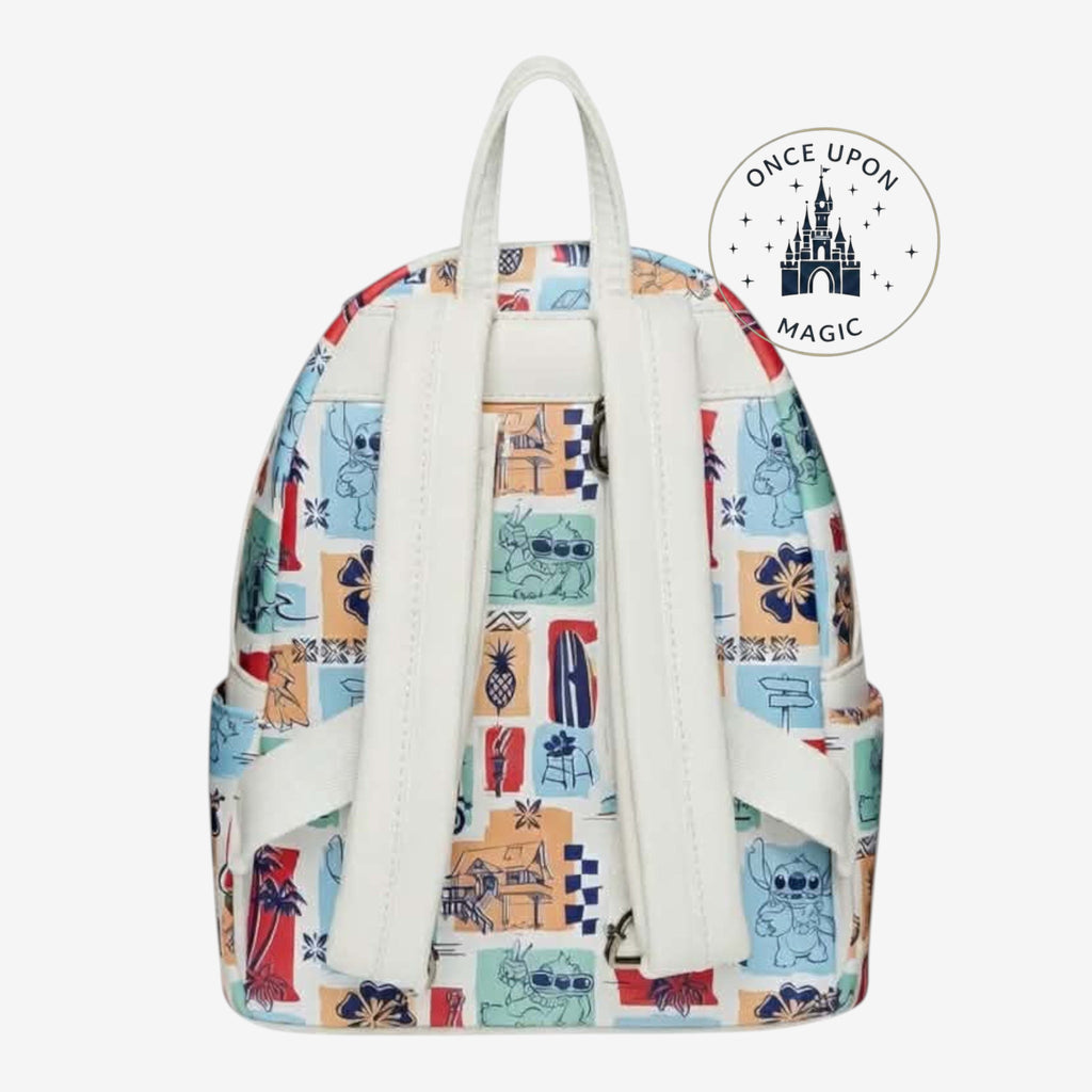 🎒 Loungefly Stitch Mini Backpack – Disney Parks Summer Collection