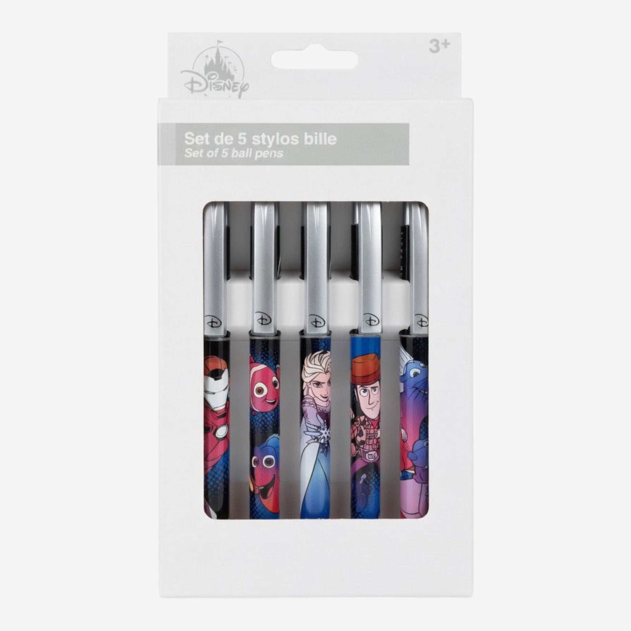 ✏️ Set de 5 stylos Disney Adventure World