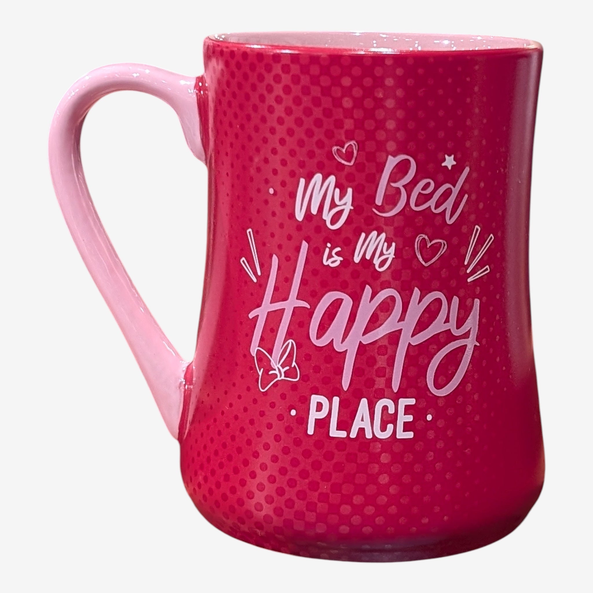 💕 Mug Minnie Mouse "My Bed is My Happy Place" – Disneyland Paris