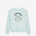 Stitch women's sea green sweater "Aloha Hawaii – Chill & Relax"