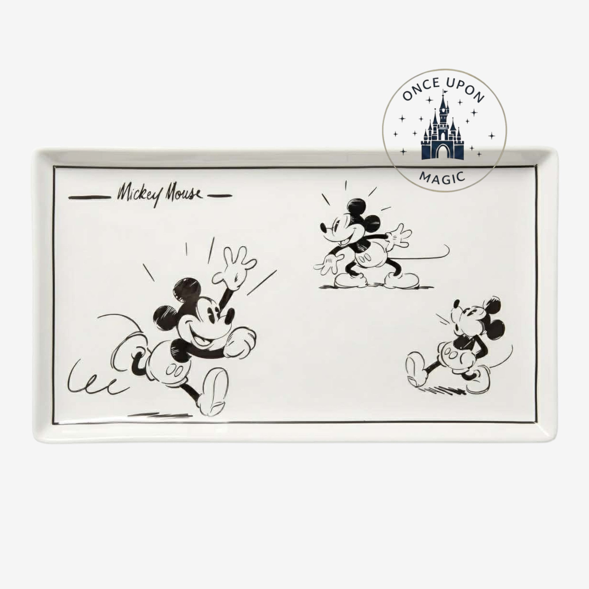 Plateau rectangulaire Mickey Mouse – esprit vintage Disney