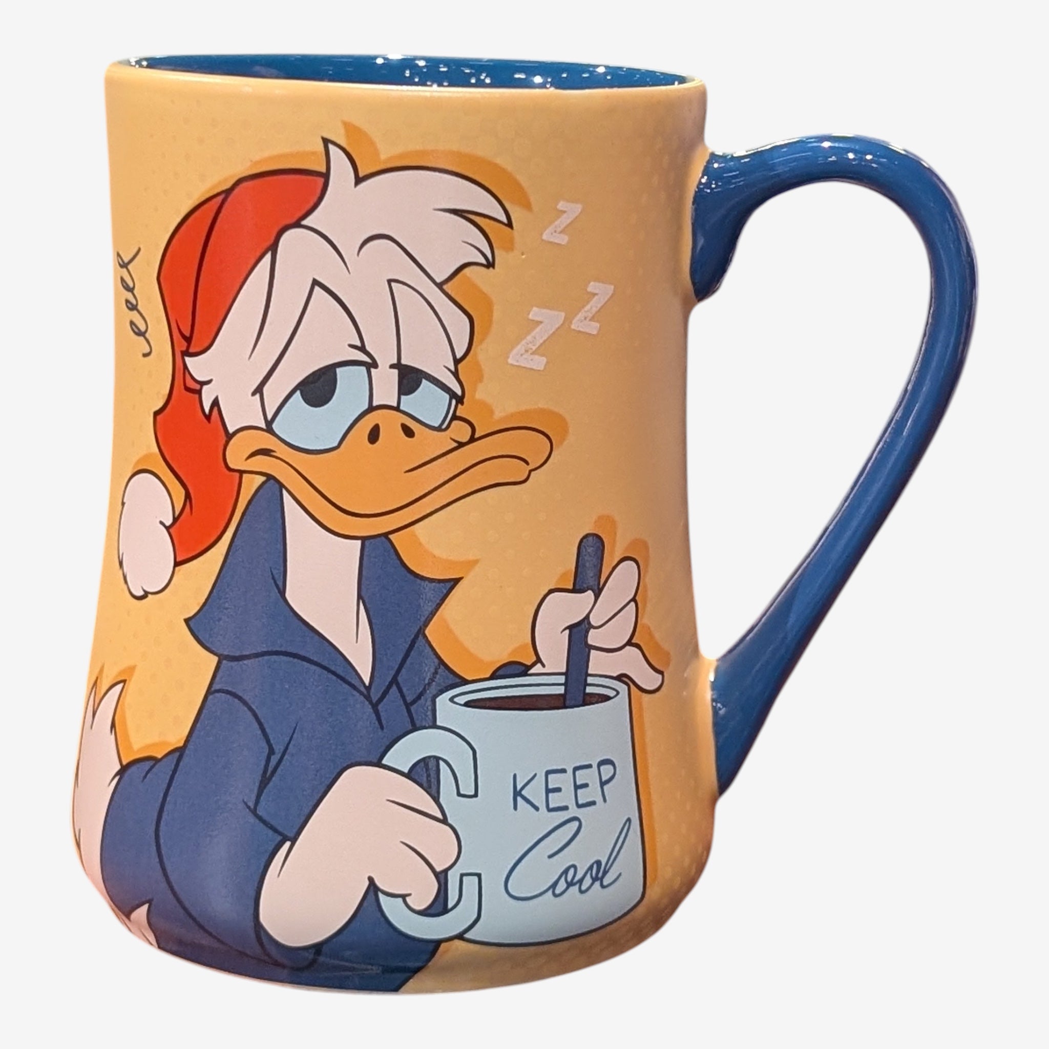 🦆 Mug Donald "Too Tired to be Angry" – Disneyland Paris