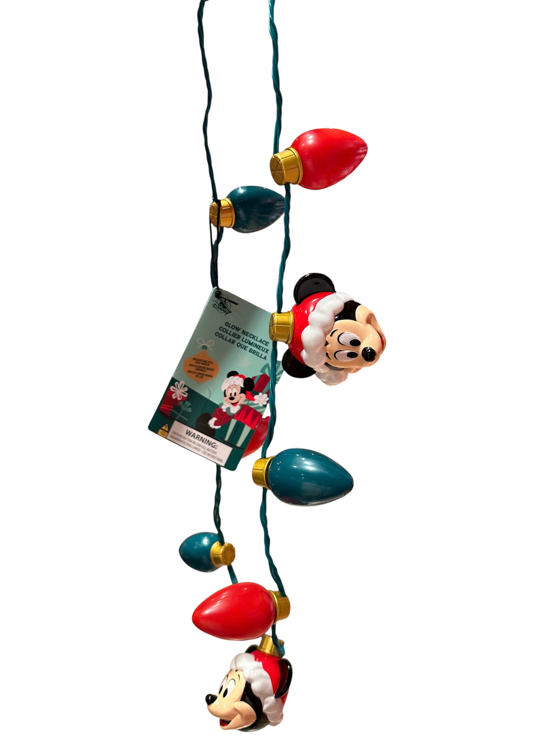 Collier lumineux de Noël Mickey – Disneyland Paris