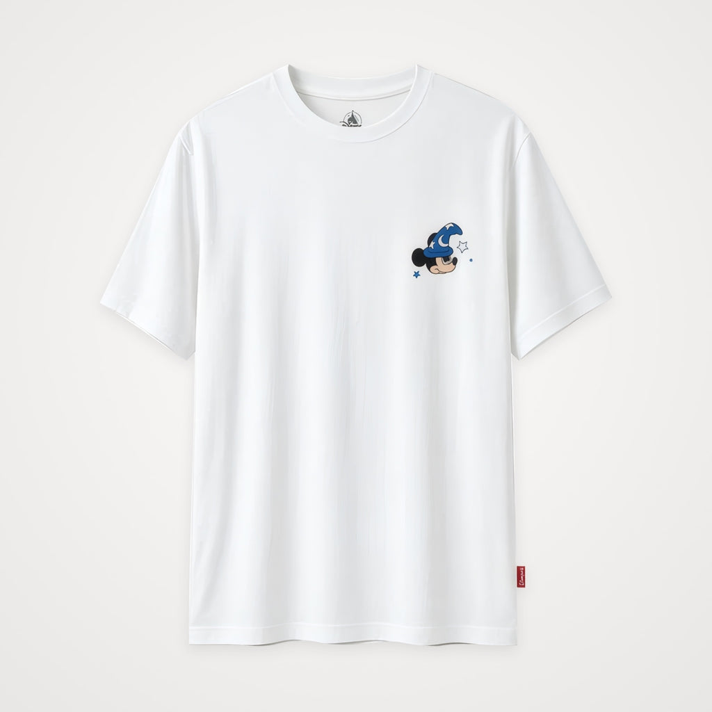 T-shirt Mickey Apprenti Sorcier blanc à croquis – Fantasia – Disneyland Paris