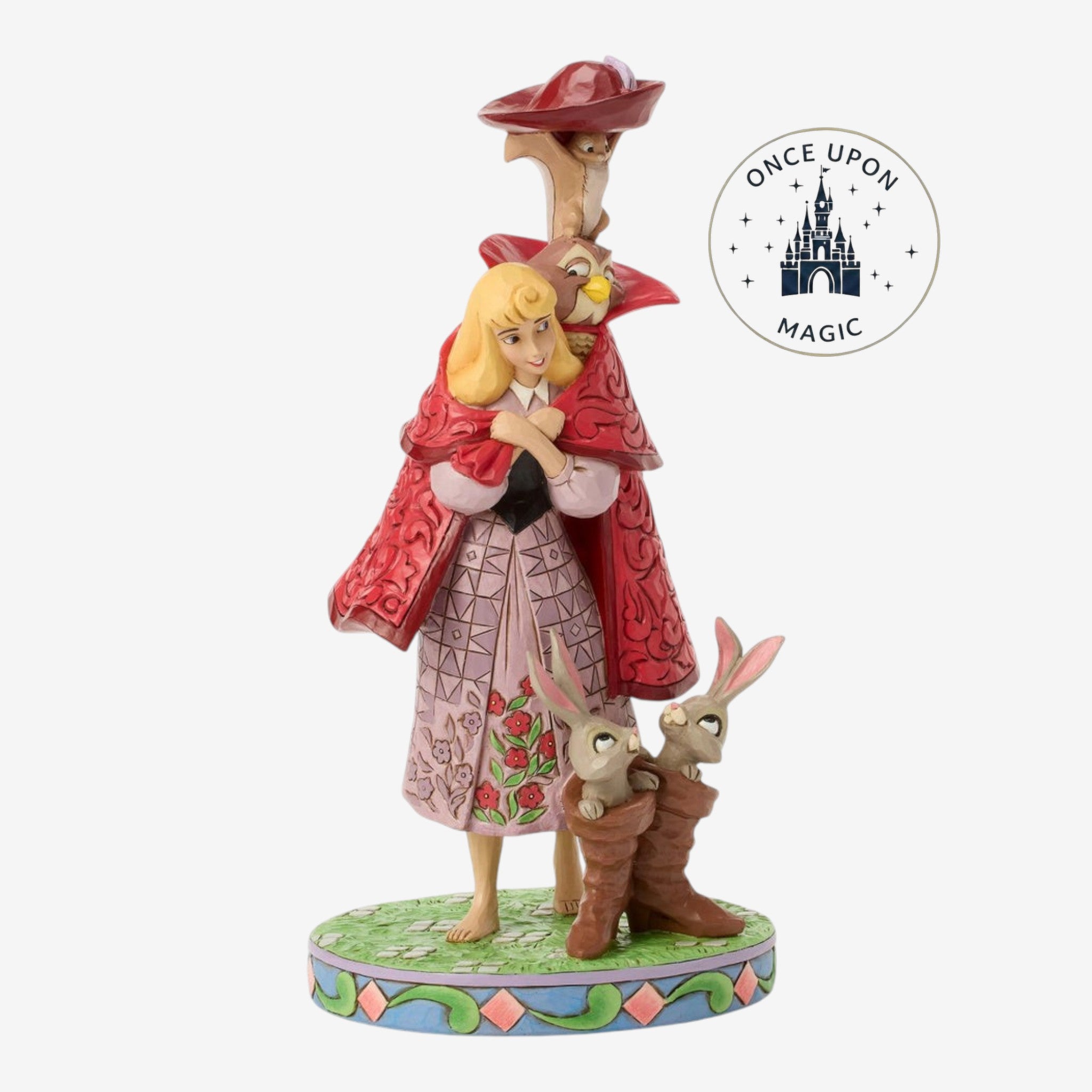 Figurine Aurore et animaux Disney Traditions – vue de profil